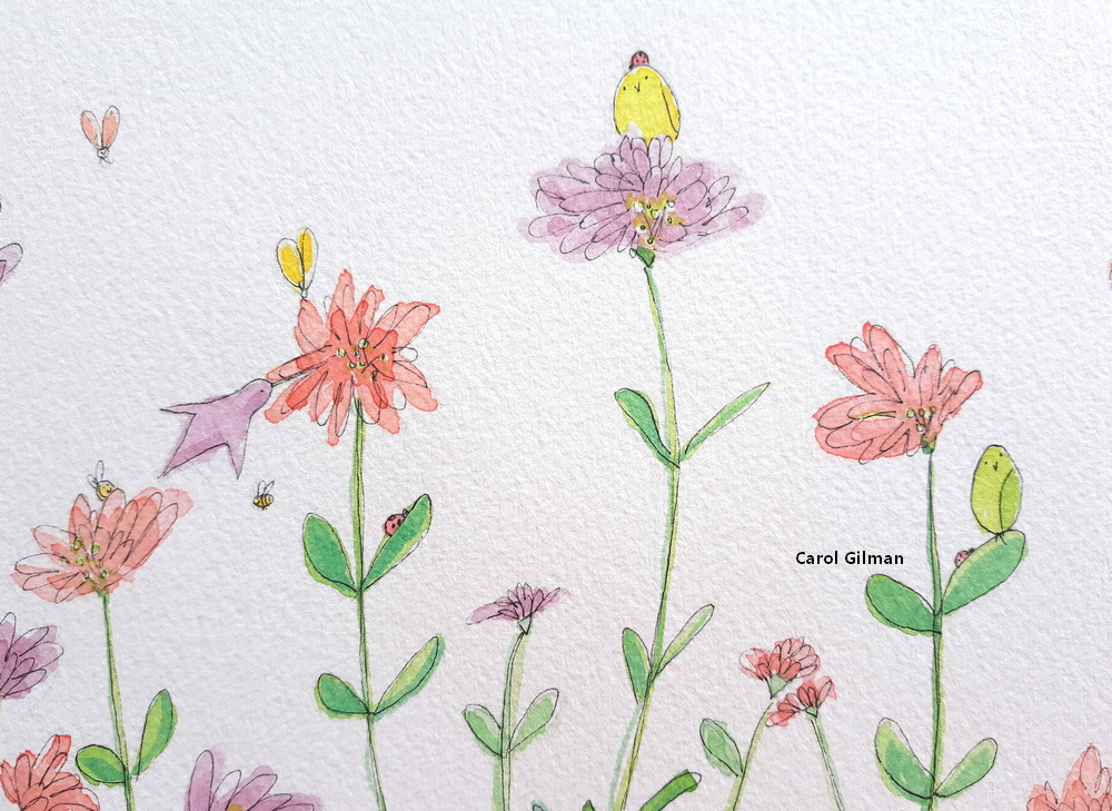 cute bird paintings. paintings of flowers. paintings of birds. bird and flower paintings. garden paintings. Art that makes you smile. Art that makes you feel happy. Cute bird art. Bird paintings.