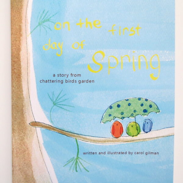 children's picture book about the first day of spring. Story about an imaginary garden. children's book about a fanciful garden