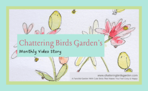 Monthly Video Story About an Imaginary Garden with Cute Birds