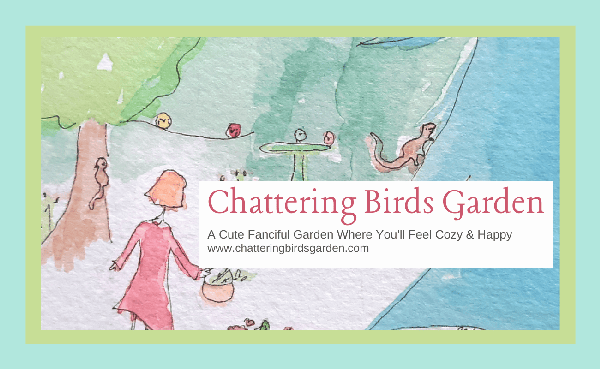 Video story about an imaginary garden. Story about an imaginary garden. Fanciful garden with cute birds.